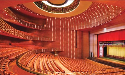 天津文(wén)化(huà)中心大(dà)劇(jù)院歌(gē)劇(jù)廳內(nèi)景